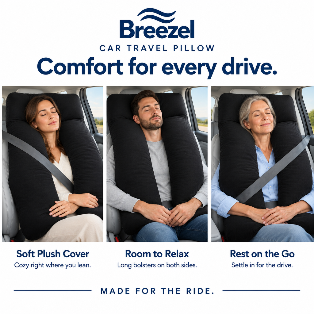 BreezeL Car Travel Pillow - Lifestyle